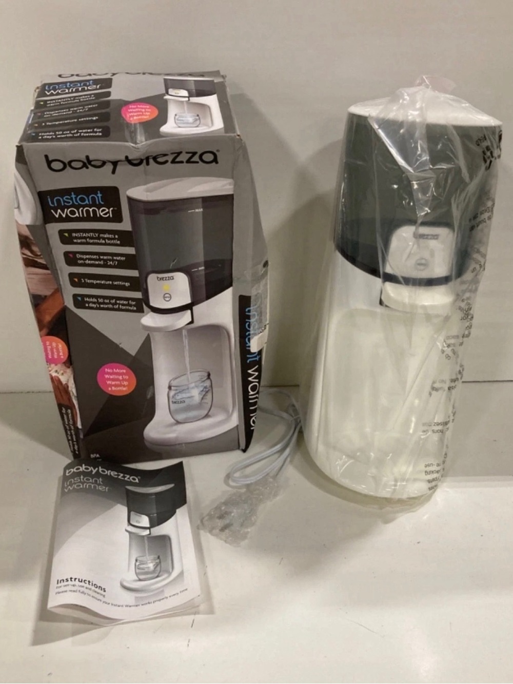 Baby Brezza Instant Warmer - White and Gray